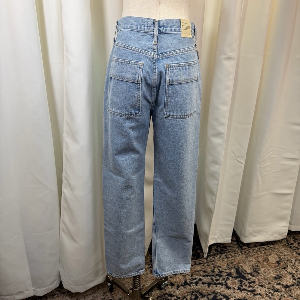 NWT AGOLDE ‘Cooper’ Cargo Jeans in “Rank” Wash Size 24 - Picture 10 of 16